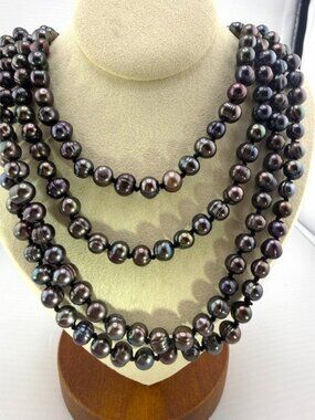 Baroque Cultured Tahitian Pearl Necklace - 57 inches